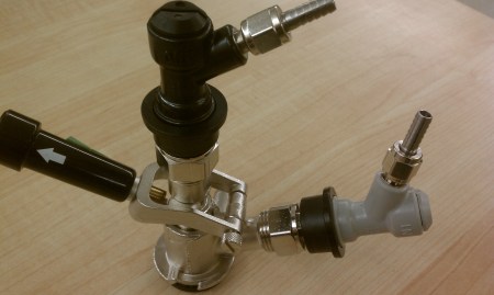 these posts cost around 40 bucks a set, not including the disconnects seen in this picture, but they save you from having to find a wrench when you want to convert back and forth, and save you a bunch of time as well.  The only advice I can give here is this:  I would still reccoment that you have threaded swivel sets on the beer  line, instead of a barb and clamp.  That way, when in come times to clean out the beer lines, you can simply unscrew the disconnect from the swivel set and run BLC through the lines.