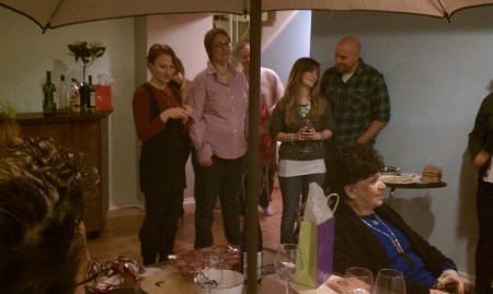 we had a family get together for Hanukkah 2012.  Most of it took place in the newly remodeled Shanfeld Lounge!