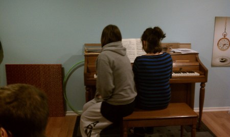 What respectable lounge is without a piano?